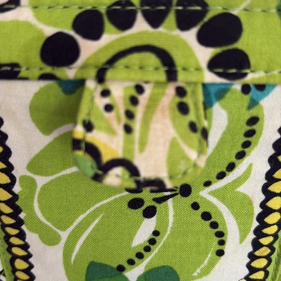 Vera Bradley Green and Blue Floral Shoulder Bag - Picture 10 of 11